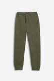 PANTALONE JOGGER DA TUTA VERDE MILITARE - Sonnybono