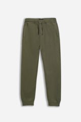 PANTALONE JOGGER DA TUTA VERDE MILITARE