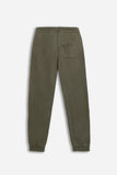 PANTALONE JOGGER DA TUTA VERDE MILITARE - Sonnybono