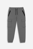 PANTALONE JOGGER IN FELPA GRIGIO SCURO