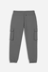 PANTALONE JOGGER IN FELPA GRIGIO SCURO