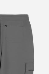 PANTALONE JOGGER IN FELPA GRIGIO SCURO
