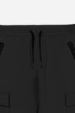 PANTALONE JOGGER IN FELPA NERO