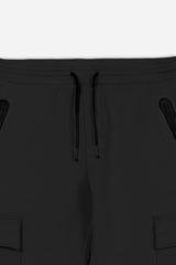 PANTALONE JOGGER IN FELPA NERO