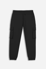 PANTALONE JOGGER IN FELPA NERO