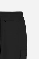PANTALONE JOGGER IN FELPA NERO