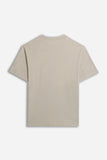 T-SHIRT CON LOGO STAMPATO BEIGE