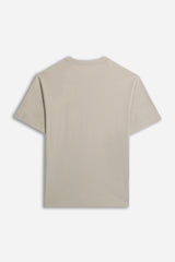 T-SHIRT CON LOGO STAMPATO BEIGE - Sonnybono