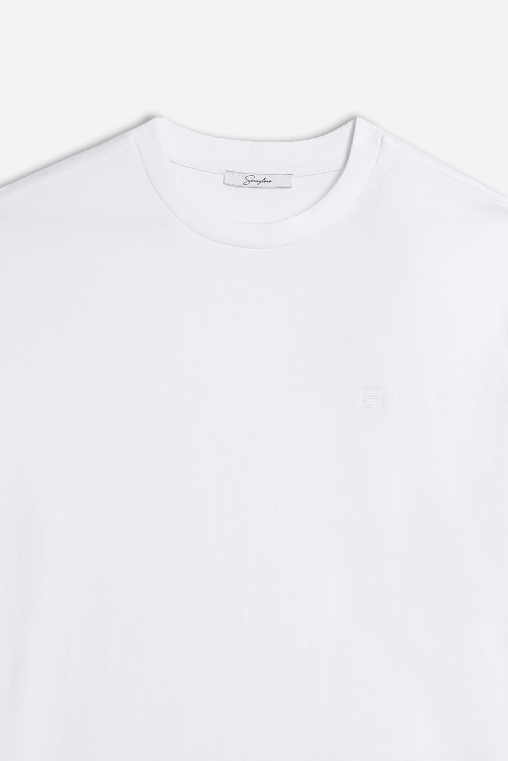 T-SHIRT CON LOGO STAMPATO BIANCO - Sonnybono