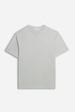 T-SHIRT CON LOGO STAMPATO GRIGIO CHIARO