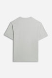 T-SHIRT CON LOGO STAMPATO GRIGIO CHIARO
