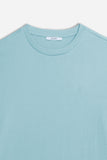 T-SHIRT CON LOGO STAMPATO POLVERE