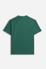 T-SHIRT CON LOGO STAMPATO VERDE BOSCO - Sonnybono