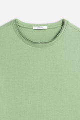 T-SHIRT GIROCOLLO BASIC SALVIA