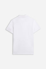 POLO COLLO DERBY IN COSTINA BIANCO - Sonnybono