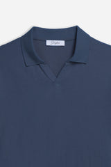 POLO COLLO DERBY IN COSTINA DENIM - Sonnybono