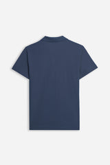 POLO COLLO DERBY IN COSTINA DENIM - Sonnybono