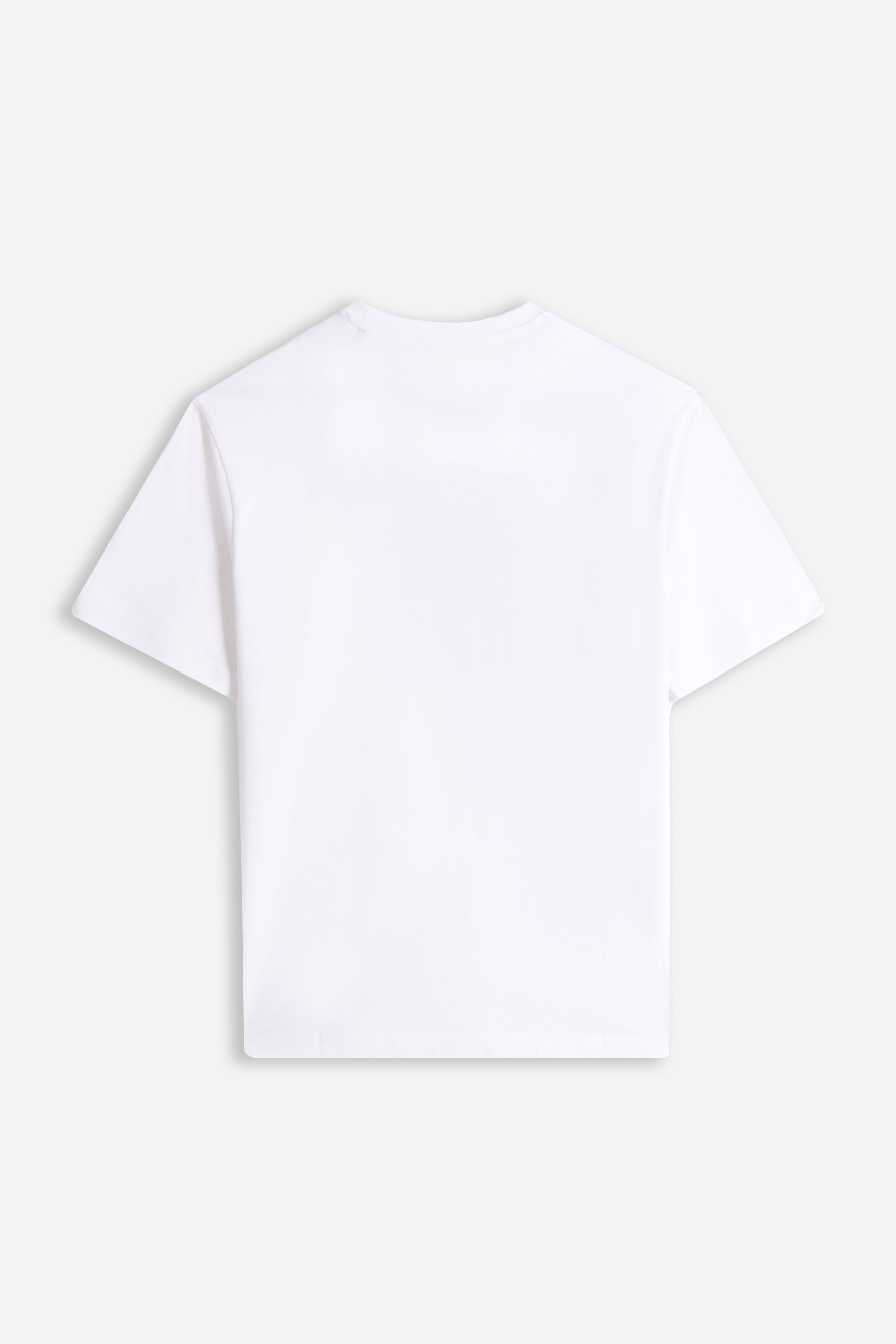 T-SHIRT GIROCOLLO CON STAMPA BORDEAUX