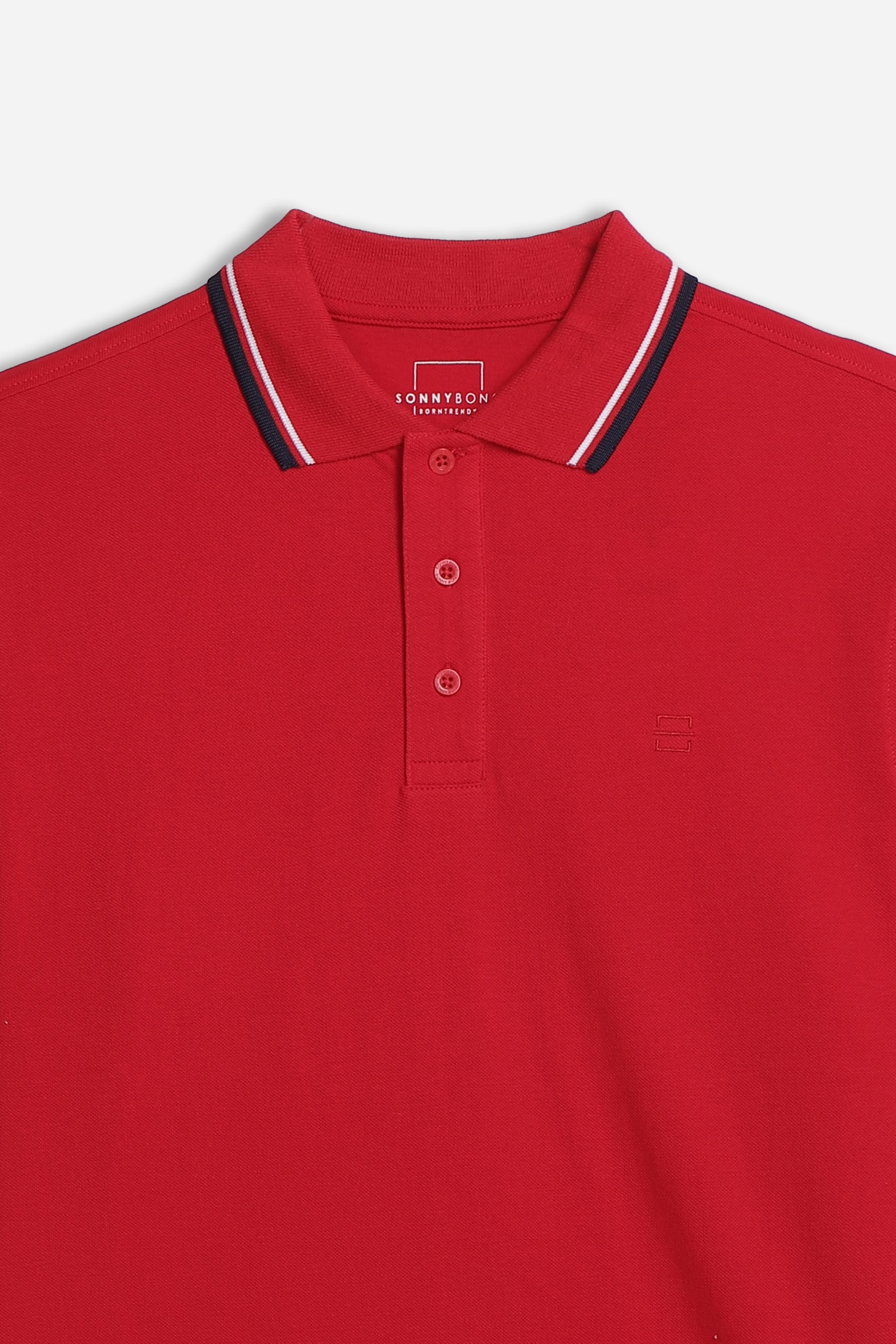 POLO IN PIQUET BASIC ROSSO