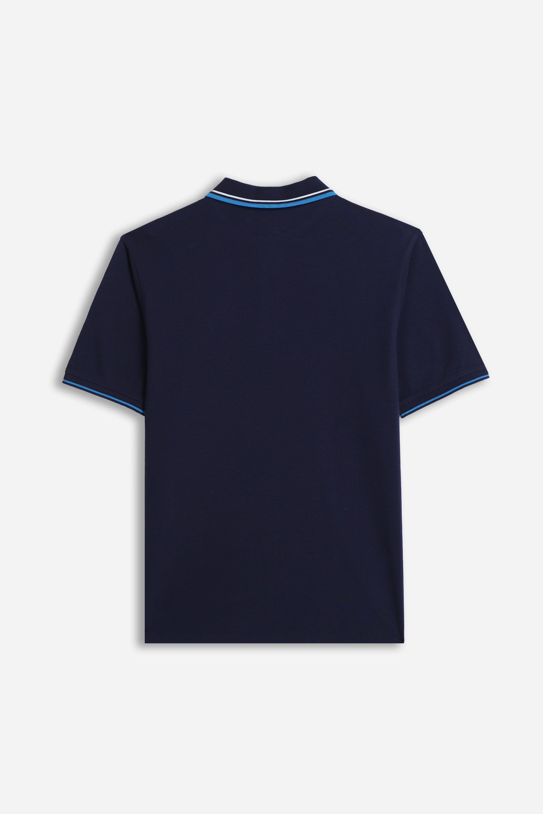 POLO IN PIQUET BASIC BLEU