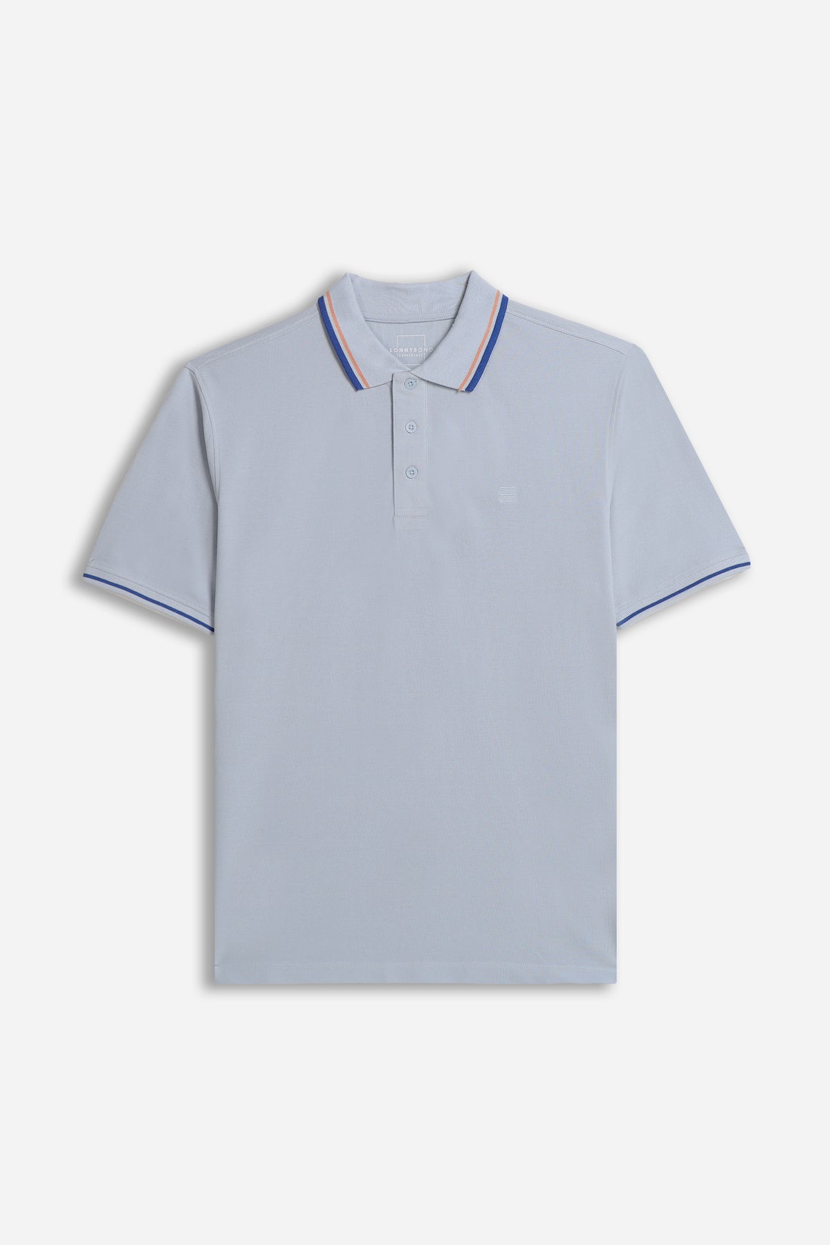 POLO IN PIQUET BASIC CELESTE