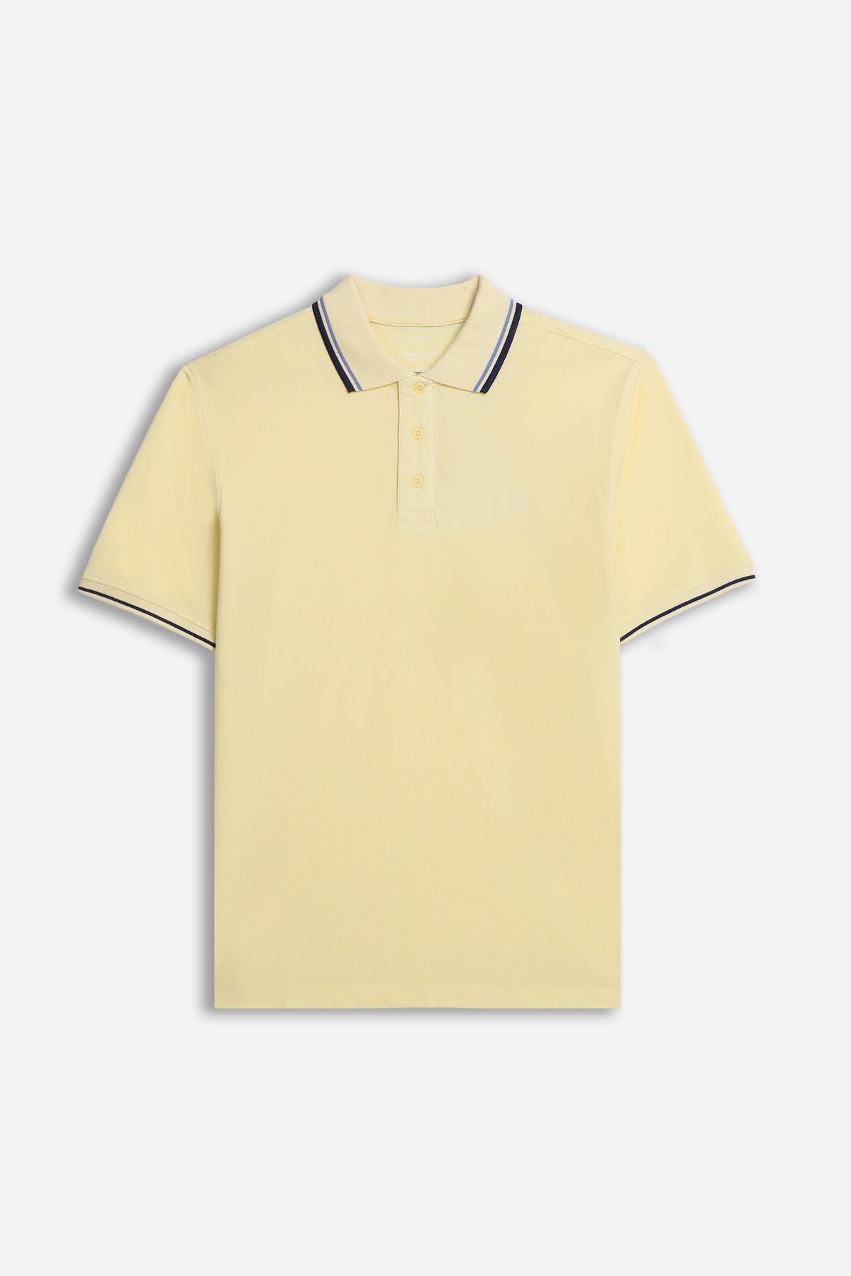 POLO IN PIQUET BASIC GIALLO CHIARO