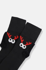 CALZINI NATALIZI NERO