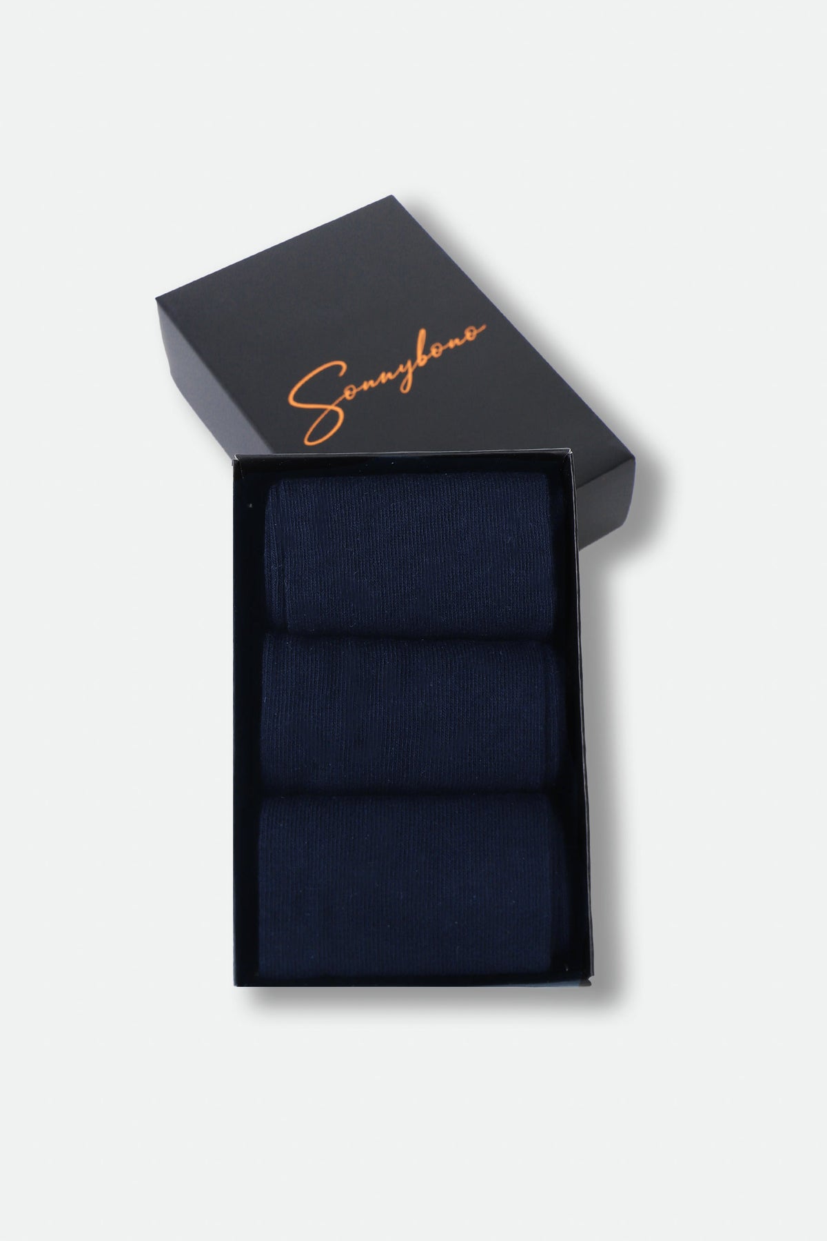 SCATOLA CALZINI TINTA UNITA BLEU