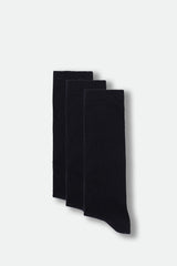 SCATOLA CALZINI TINTA UNITA NERO