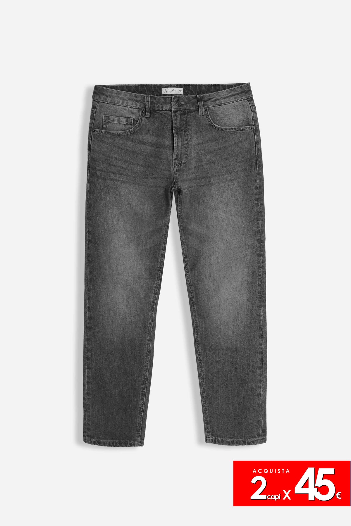 DENIM REGULAR FIT NERO