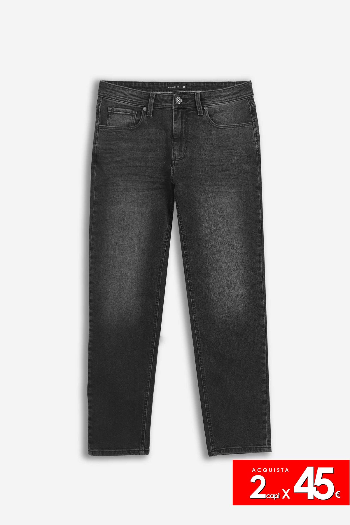 DENIM REGULAR FIT NERO