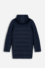 GIACCONE IMBOTTITO DOPPIO TESSUTO BLEU