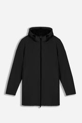 GIACCONE IMBOTTITO DOPPIO TESSUTO NERO