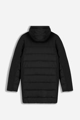 GIACCONE IMBOTTITO DOPPIO TESSUTO NERO