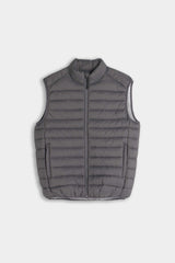 GILET TRAPUNTATO GRIGIO SCURO