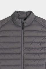 GILET TRAPUNTATO GRIGIO SCURO