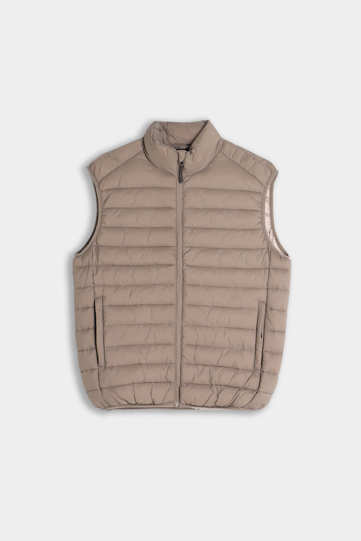 GILET TRAPUNTATO TORTORA