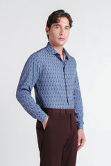 CAMICIA STRETCH STAMPATA F AVION