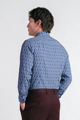 CAMICIA STRETCH STAMPATA F AVION