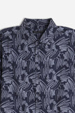CAMICIA STRETCH FANTASIA F BLU 