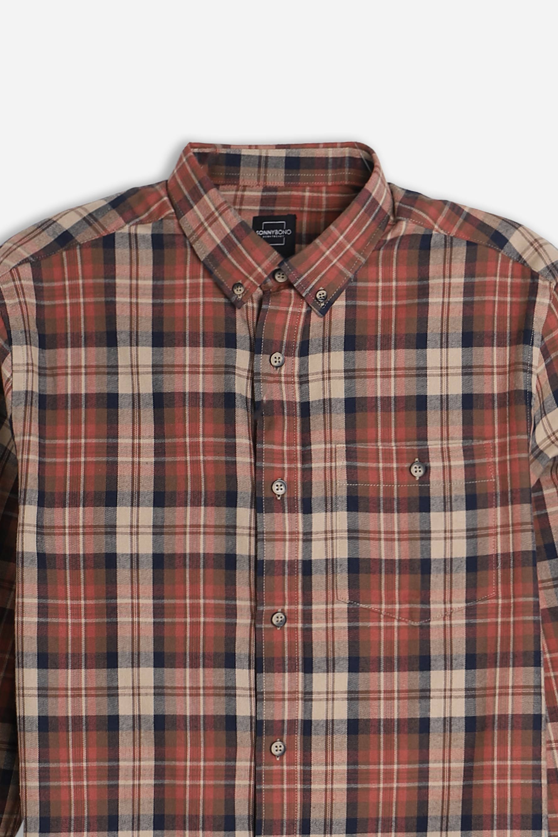 CAMICIA A QUADRI FLANELLA F COCCIO