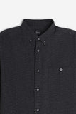 CAMICIA A QUADRI FLANELLA NERO