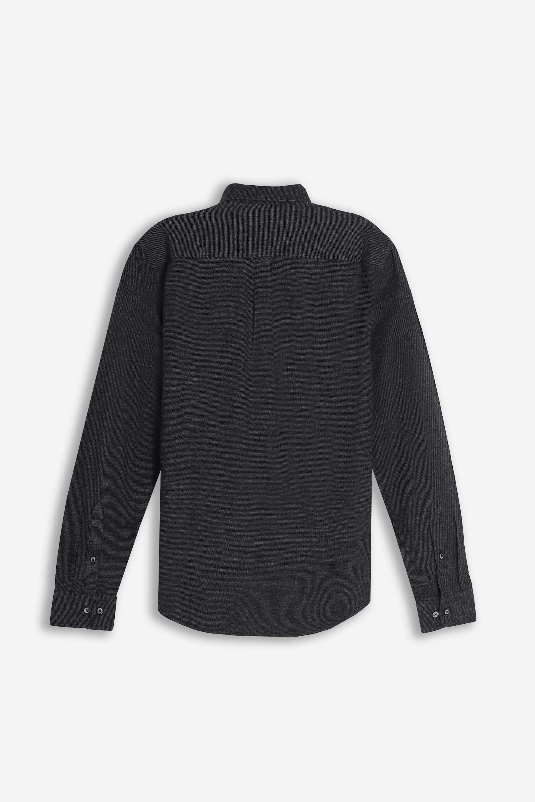 CAMICIA A QUADRI FLANELLA NERO