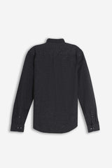 CAMICIA A QUADRI FLANELLA NERO
