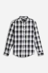 CAMICIA A QUADRI FLANELLA F PANNA 