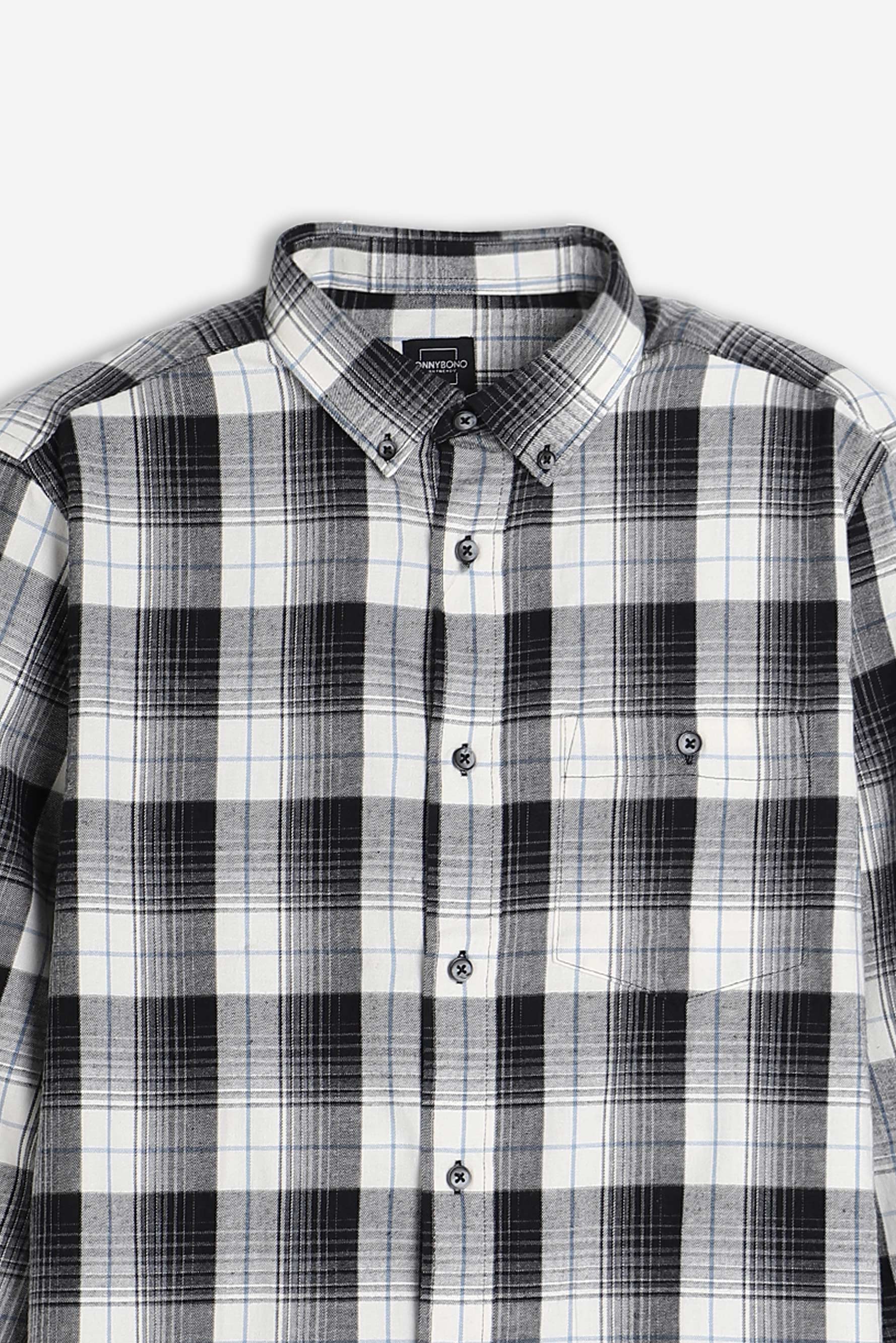 CAMICIA A QUADRI FLANELLA F PANNA 