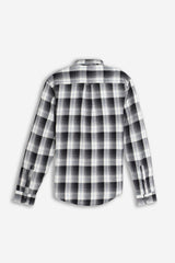 CAMICIA A QUADRI FLANELLA F PANNA 