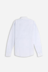 CAMICIA CON STAMPA MICROFANTASIA F BIANCO