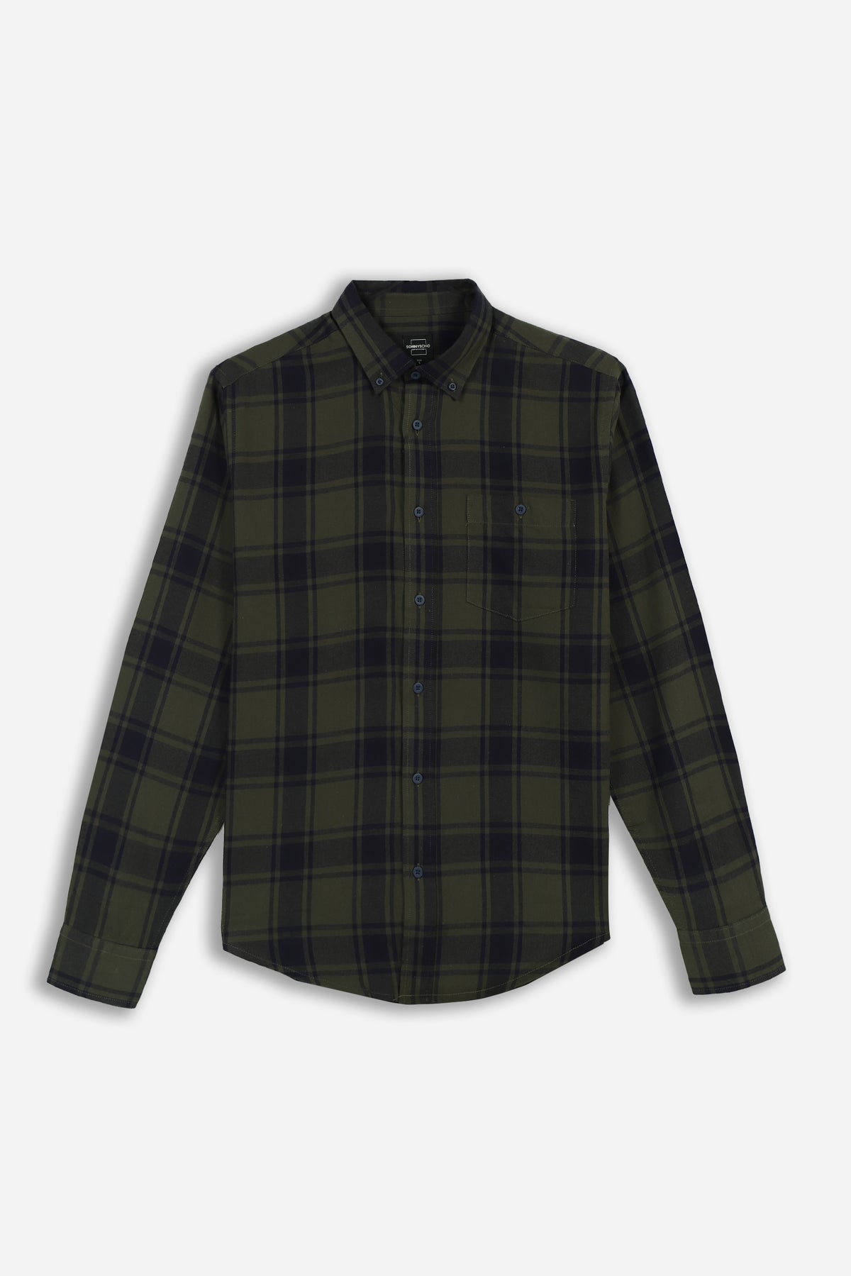 CAMICIA A QUADRI FLANELLA V.MILITARE