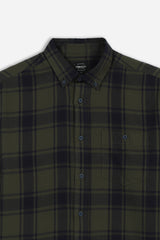 CAMICIA A QUADRI FLANELLA V.MILITARE